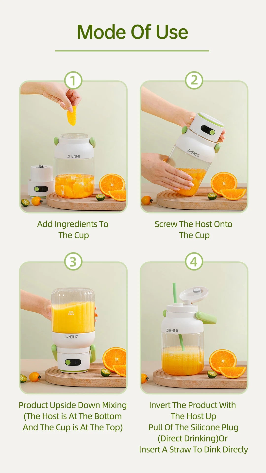 Blendease J15 Smart Portable Juicer